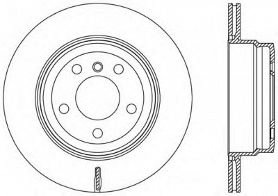 OPEN PARTS bdr246520 -  Тормозной диск